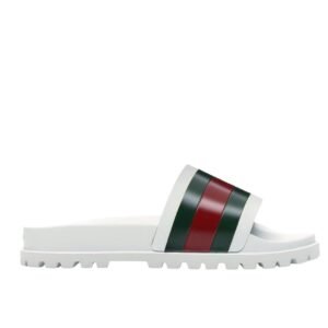 Gucci OG Web Slide Sandal White