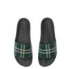 Burberry Check PrintSlide Sandal Green/Black
