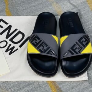 Alternative view of Fendi FF Rubber Fussbetts Slides In Kuwait