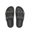 Fendi FF  Feel Sandal Black/Grey Jacquard Fabric