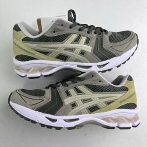 Alternative view of Asics Gel-Kayano 14 Mantle Green Oyster Grey