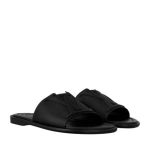 Louis Vuitton Portofino Mule In Black Leather