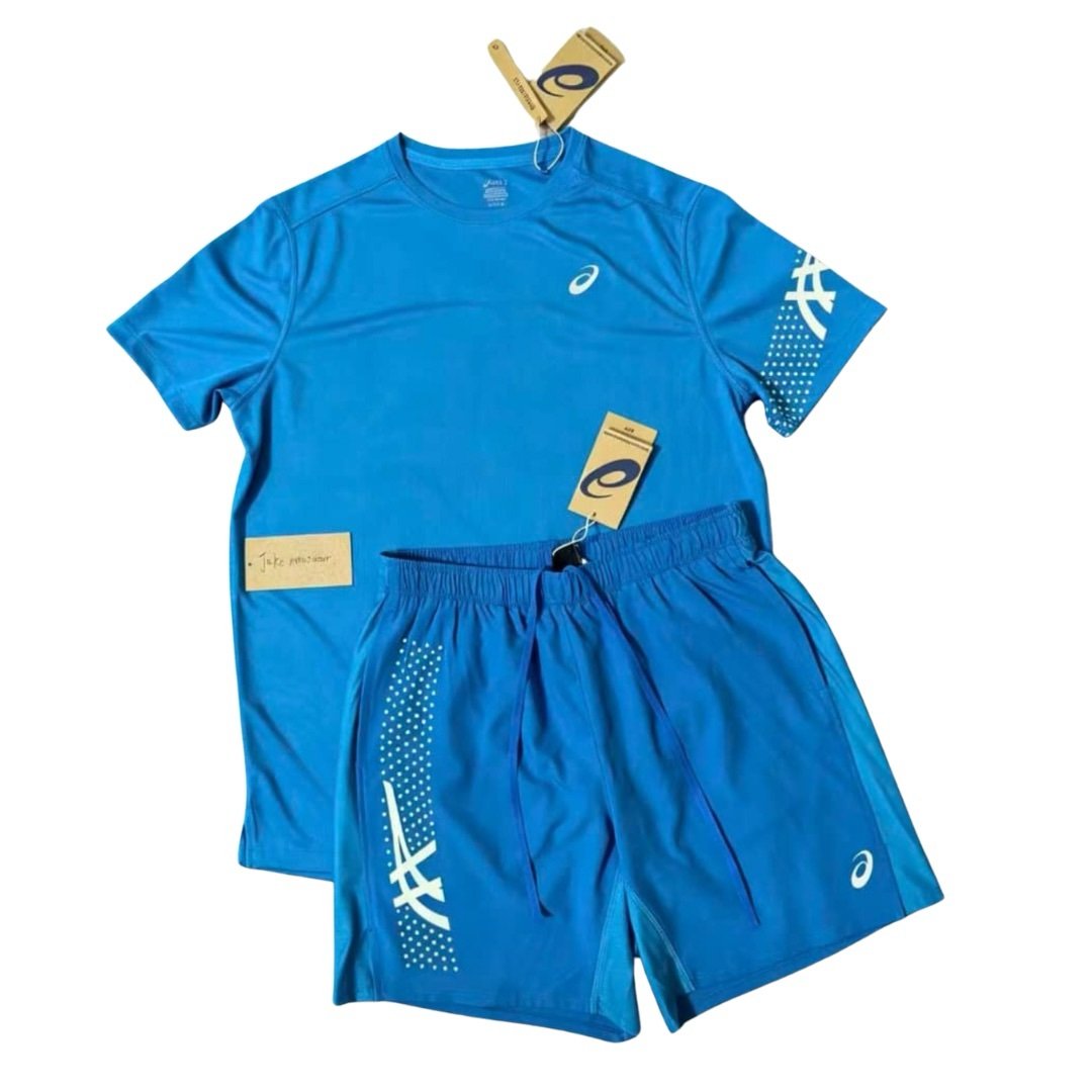 Asics Icon 2-Piece Set In Blue