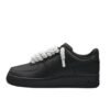 Nike Air Force 1 Black White Rope Laces