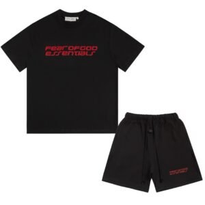 FOG Essentials 2-Piece Summer Set NEW Black/Red