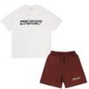 FOG Essentials 2-Piece Summer Set NEW White/Bordeaux