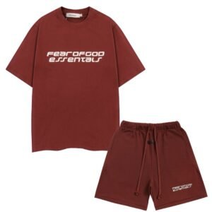 FOG Essentials 2-Piece Summer Set NEW Bordeaux