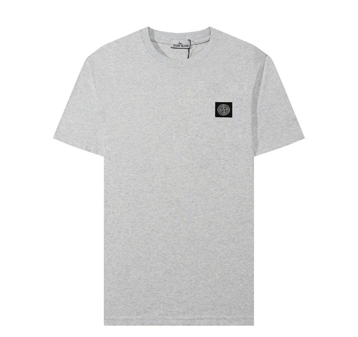 Stone Island Logo 2-Piece Summer Set Light Grey - Afbeelding 2