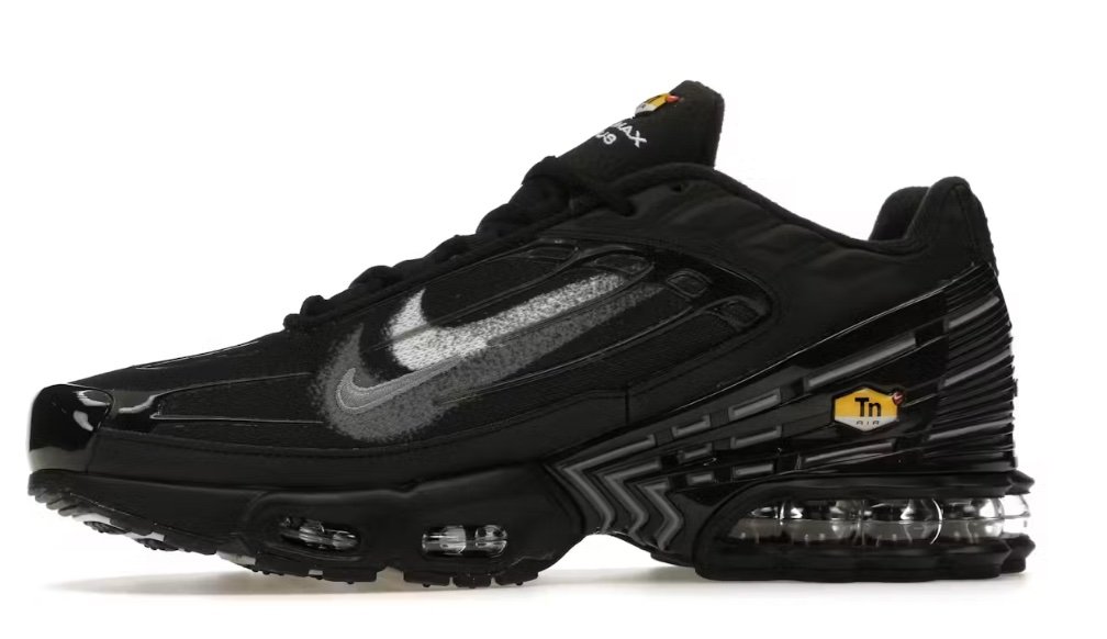 Nike Air Max Plus 3 Stencil Swoosh Black - Afbeelding 4